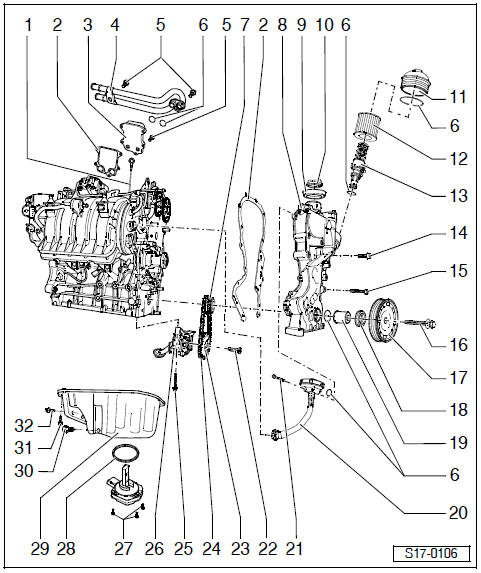 Moteur 1,6/85 kW FSI