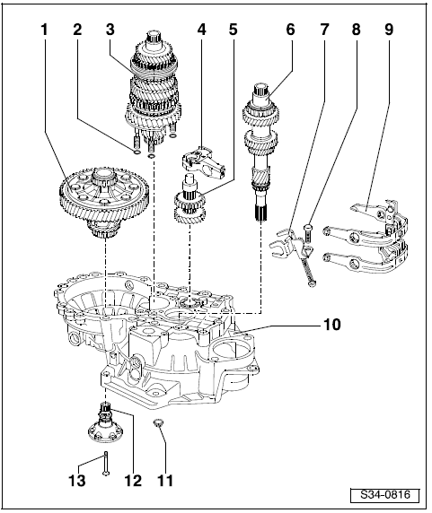 Boîte de vitesses 0A4